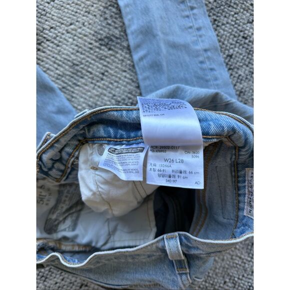 Levi’s 501 S 26 High Waist Skinny Ankle Women’s Jeans - Picture 6 of 9